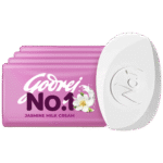 Godrej No.1 Jasmine & Milk Cream Soap 5 x 100 g - Buy 4 Get 1 Free