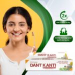 Patanjali Dant Kanti Herbal Toothpaste 200g  (Free Dant Kanti Toothbrush inside) - Image 4