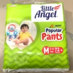 Little Angel Popular Pants M Size, 72 Pcs (5–11 kg)